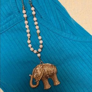Long Elephant Necklace